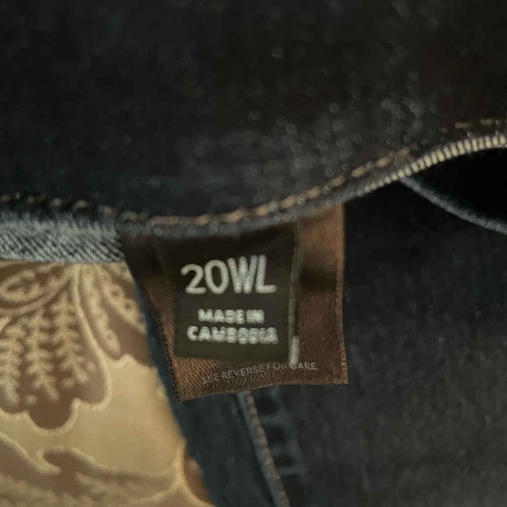 Simply Vera. Vera Wang Pull-on Jeggings. Size 20W Tall. - Picture 7 of 8